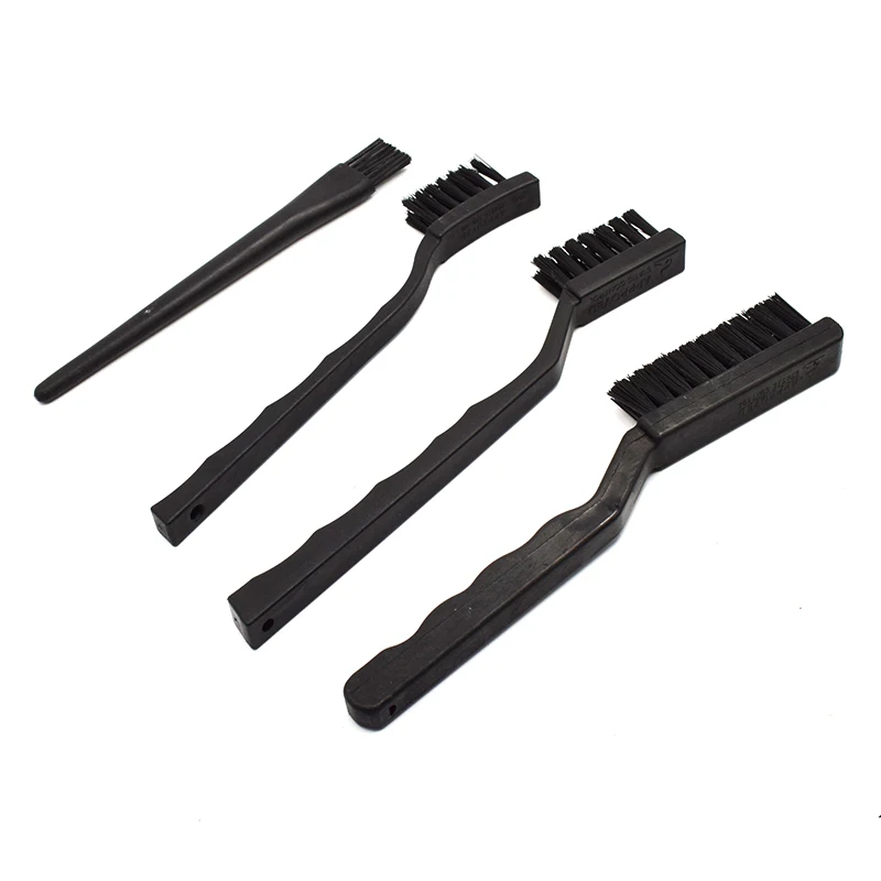 

4pcs Anti Static Brush ESD Safe Synthenic Fiber Details Cleaning Brush Tool for Mobile Phone Tablet PCB BGA Repair Tool