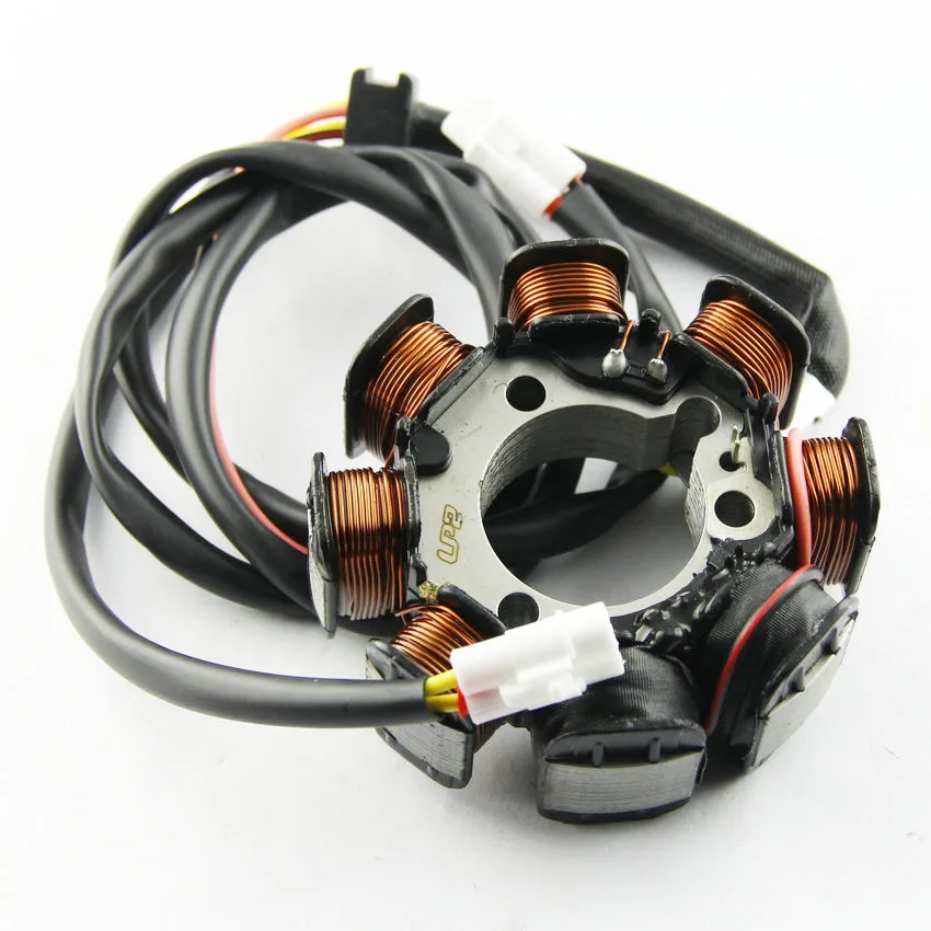 Мотоцикл магнитная катушка статора 18 полюсов 12V катушки для Kawasaki 21003-1172 21003-1262 210031172 KLF220 Bayou 220 210031262