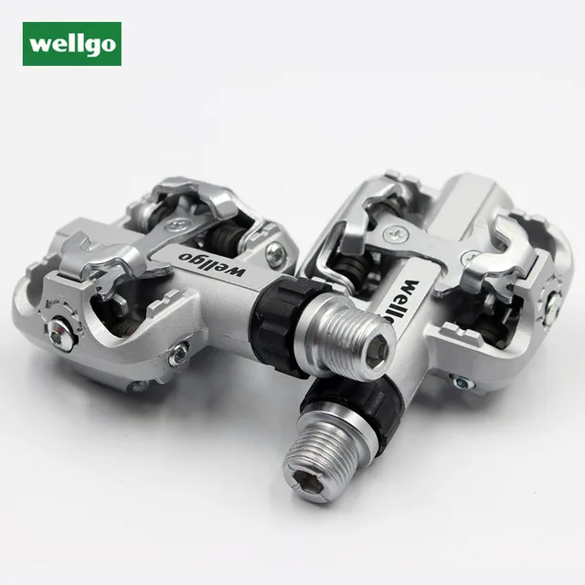 silver Wellgo ультралегкие педали для велосипеда педали для горного велосипеда дорожный складной велосипед Велоспорт ножная педаль MTB - Цвет: silver