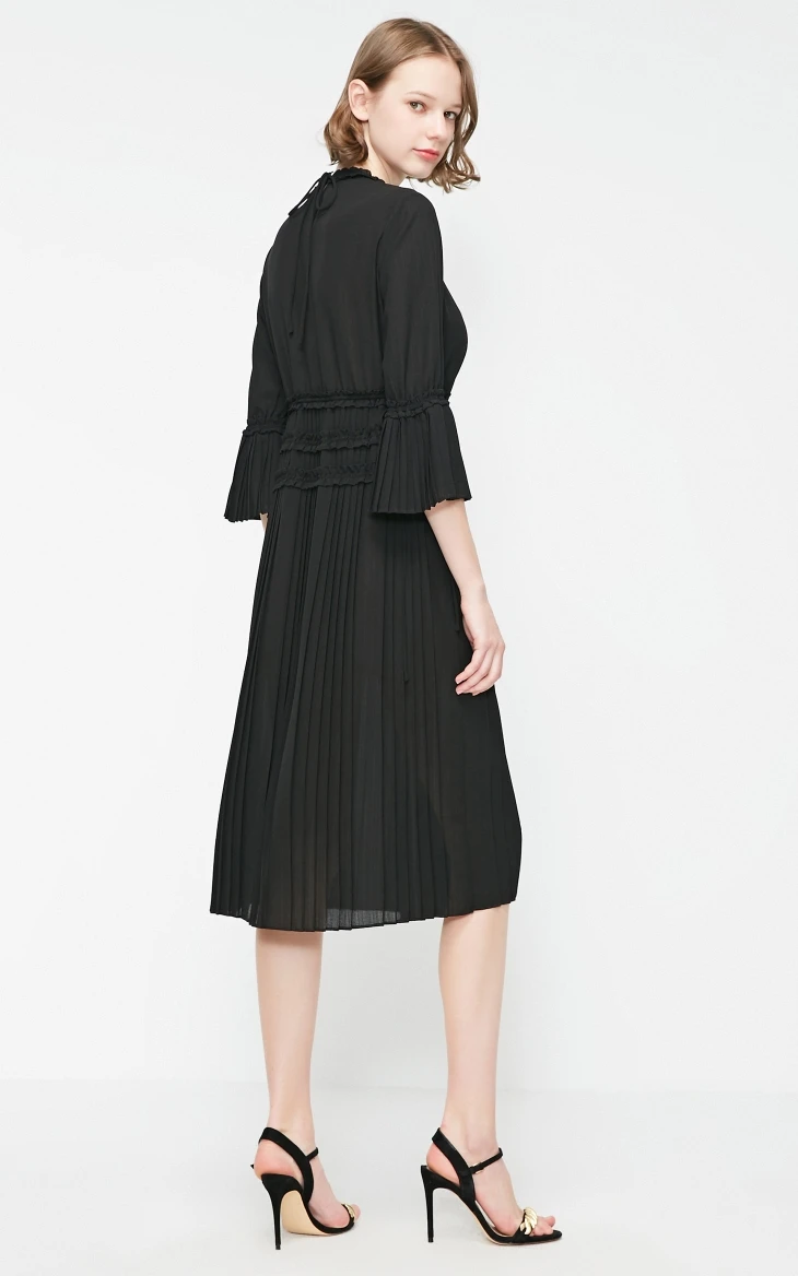 Vero Moda женское платье со шнуровкой и рукавами 3/4 | 31917C556