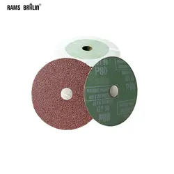 20 шт. P80 Жесткие волокна наждачная бумага абразивный шлифовальный диск для Деревянная мебель оборудования шлифовальные