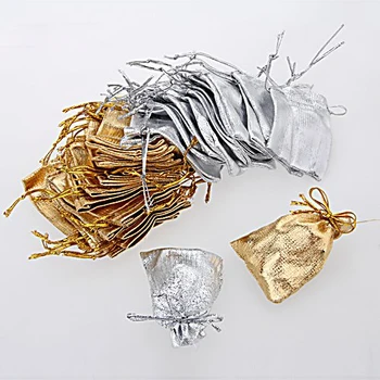 

80 x Bags Jewellery Fabric Gift Bag