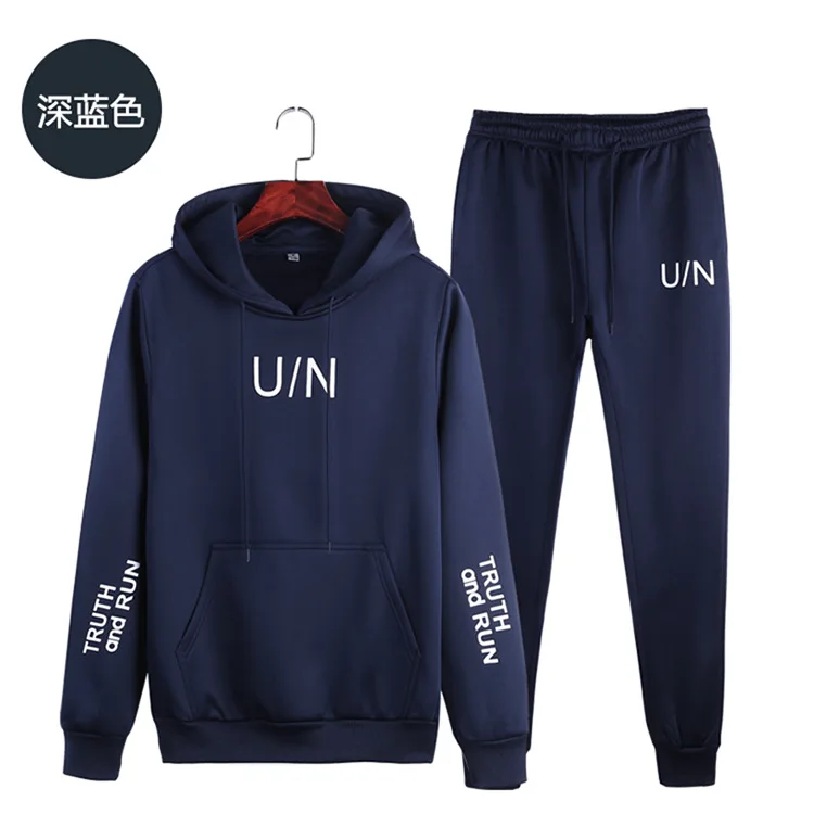 Ropa Hombre, новинка, спортивный костюм для мужчин, монография, толстовка, костюм для мужчин, осень/зима, двухсекционный костюм, утолщенная и флисовая куртка