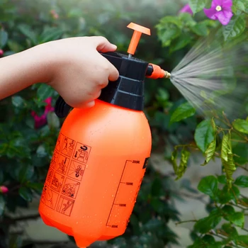 

1 Pcs Orange Hand Pressure Trigger Sprayer Bottle Adjustable Copper Nozzle Head Manual Air Compression Pump Spray Bottle