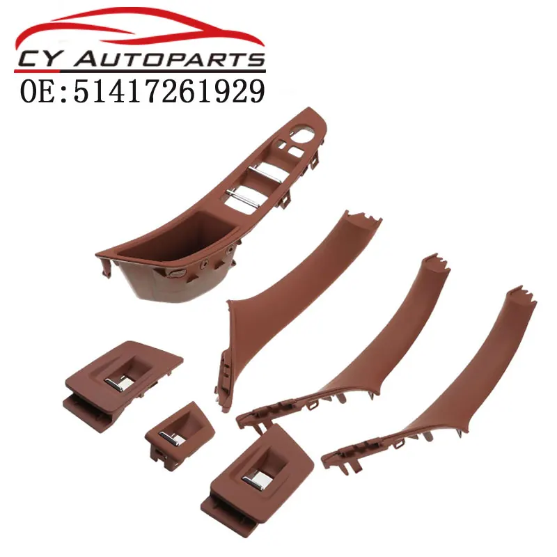 

7PCS New Front Left Door Window Control Switch Panel Trim For BMW F10 535i 550i 528i 51417261929