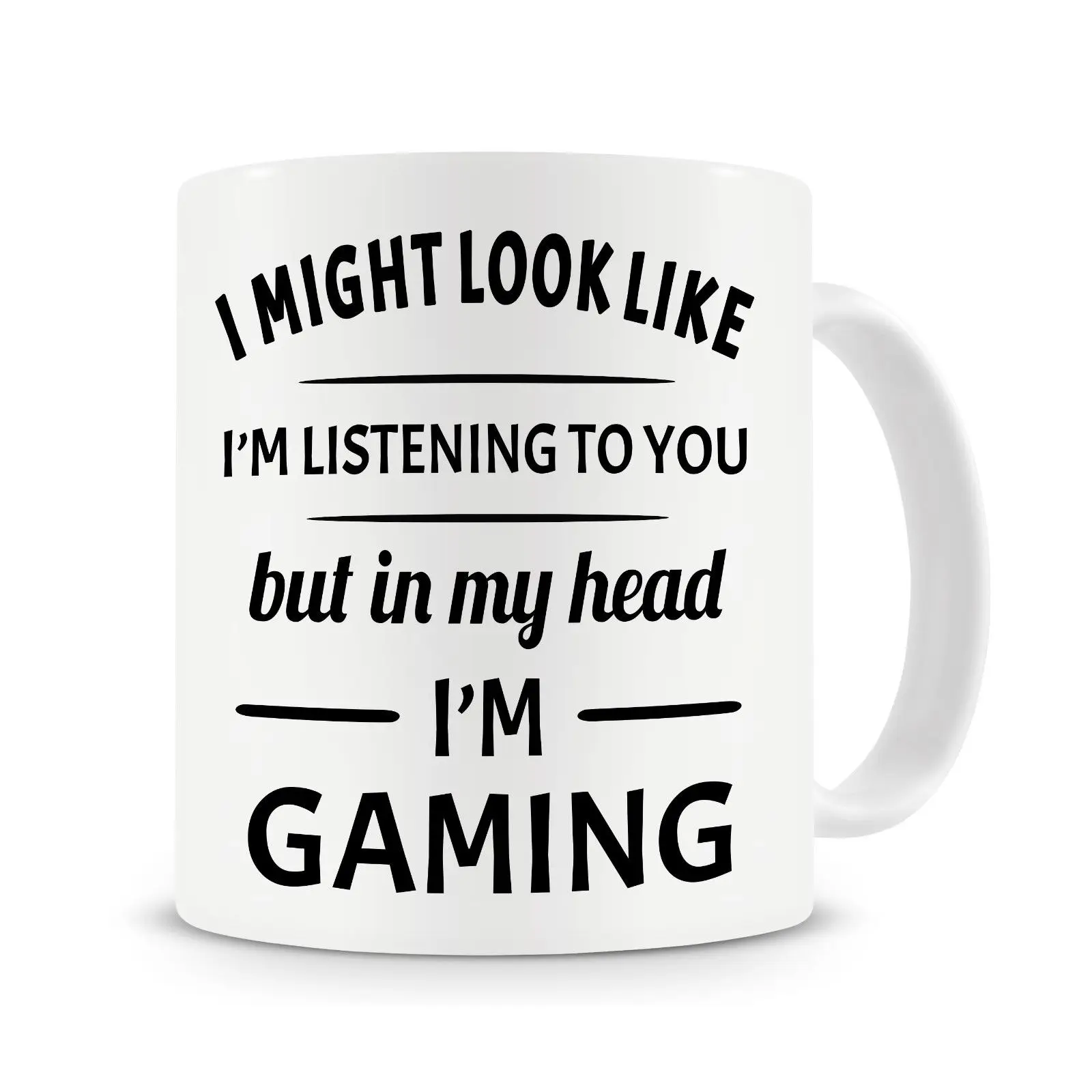 

In My Head I'm Gaming Mug,Funny Coffee Mug,Gamer Mug Cup with Stirring Spoon Gifts for Gamers,Gamer Gift