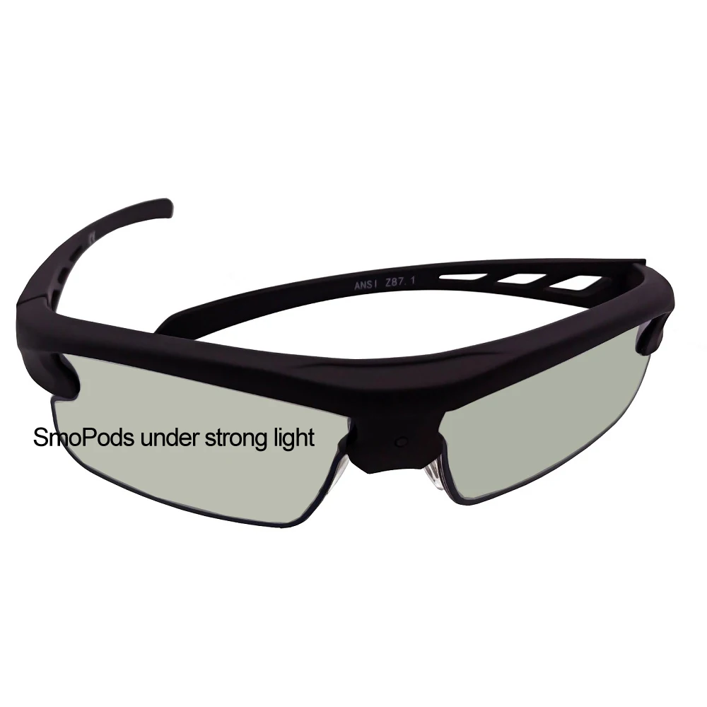 Поляризованные смарт-фотохромные ЖК-солнцезащитные очки UVA UVB с регулировкой пропускания, умные солнцезащитные очки для спорта и вождения