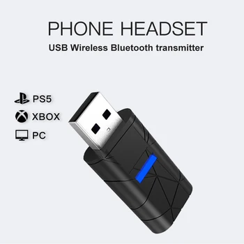 Bezprzewodowy USB Bluetooth-kompatybilny Adapter do PS5 PS4 kontroler akcesoria USB Adapter PC BT5 0 odbiornik nadajnik tanie i dobre opinie centechia CN (pochodzenie) playstation 5 Lite Grip Cover Dropshiping Wholesale V618 plug and play 20 (Mbps) 5 (m) 2 4 (MHz)