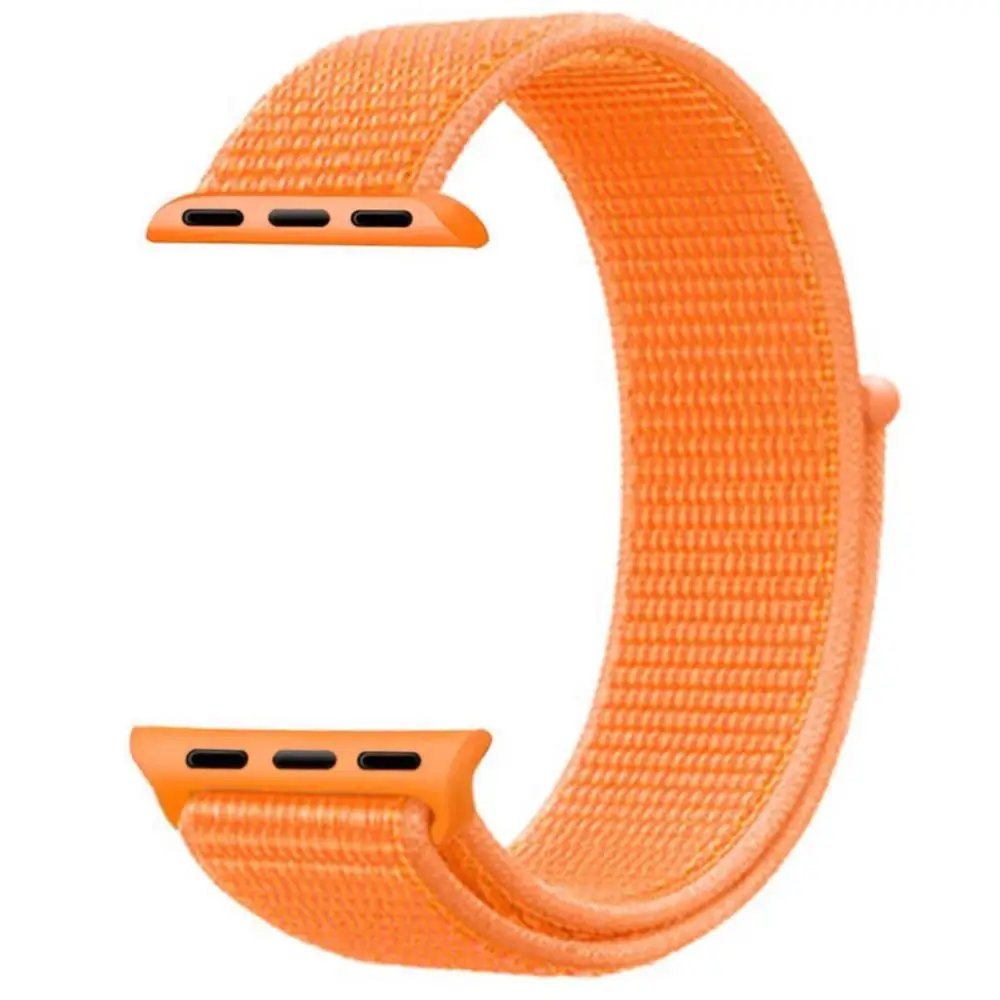 38 мм 42 40 44 Watchbannds для Apple Watch Series 1 2 3 красочные мягкие дышащие тканые нейлоновый ремешок iWatch 4