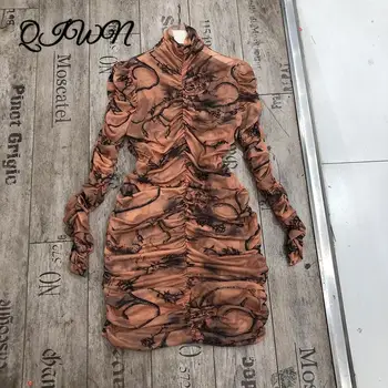 

Autumn Luxury Korean Vintage Bodycon Sexy Mini Dress Mesh Long Sleeve Pleated Dress With Suspenders Base Two Piece Dress Clothes