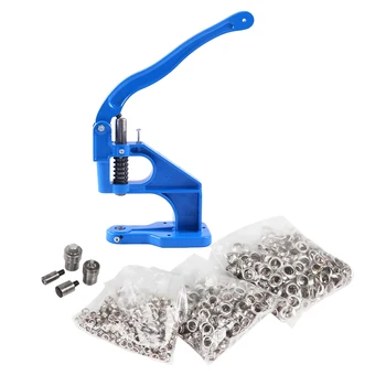 Online Universal Hand Press Machine Eyelet Setting Tool Grommet Dies Set For Leather