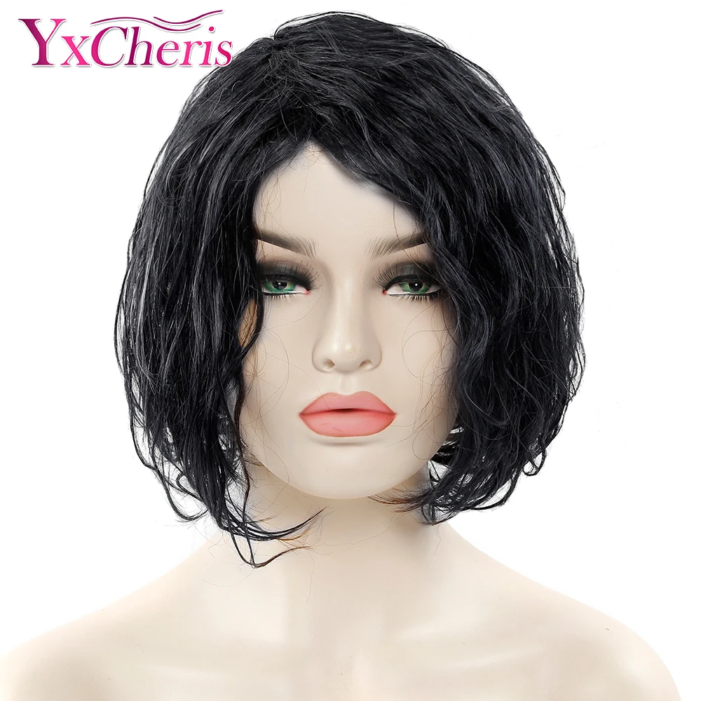 Натуральный короткий парик синтетические волосы для женщин Премиум японские