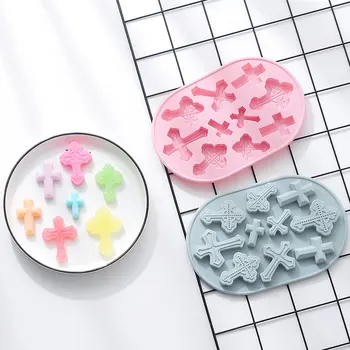 

Retro Cross Retro Silicone Mold Fondant Molds Chocolate Fudge Cake Decoration Tool Pendant Biscuit Model