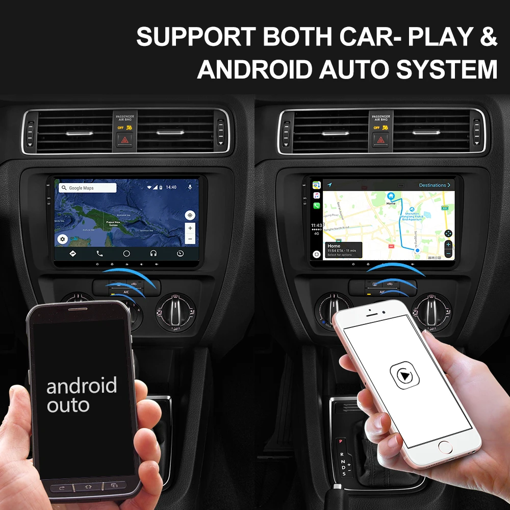 Isudar 1 Din Android 9 авто радио для VW/Volkswagen/POLO/PASSAT/Golf/Skoda/Octavia/Seat автомобильный