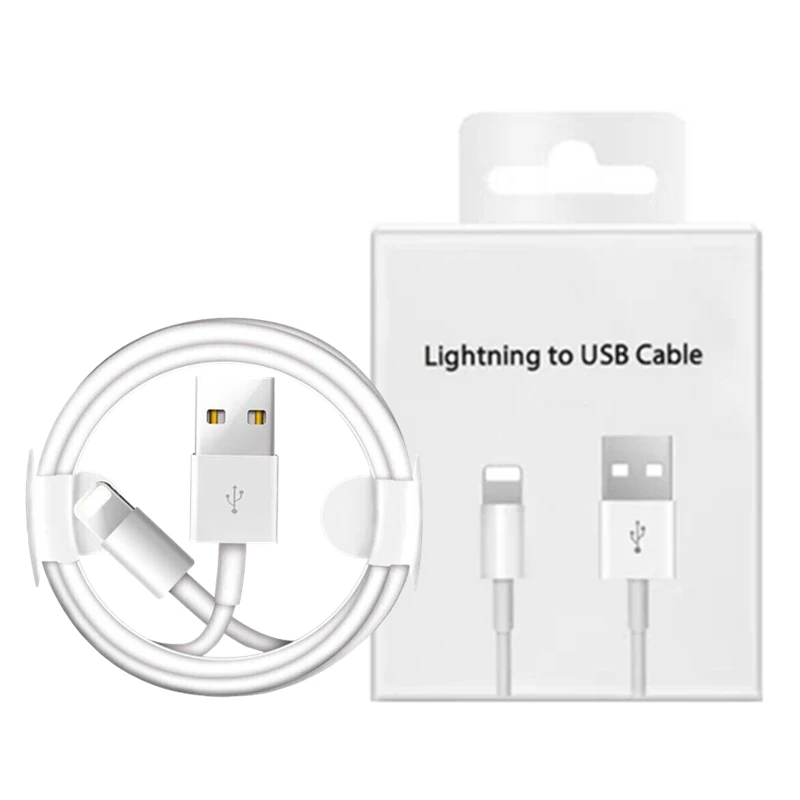 Original USB Data Charging Cable For iPhone 5 5S 6 6S 7 8 Plus X XS Max XR Fast Charger Phone Cables 2m for iPad mini 2 3 Air 2