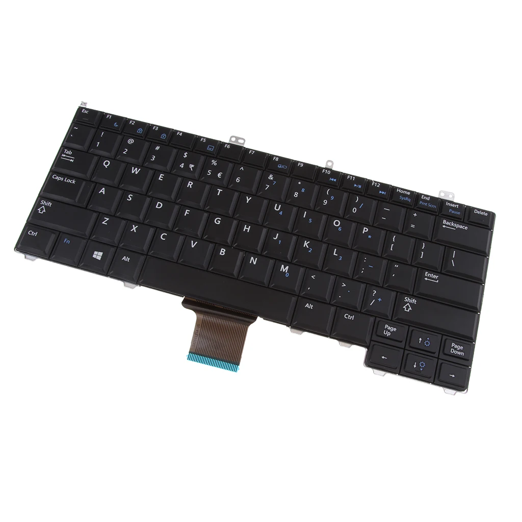 

US English Tablets Keyboard With Mini Enter Button For Dell Latitude 12 7000 E7240 E7440 E7420