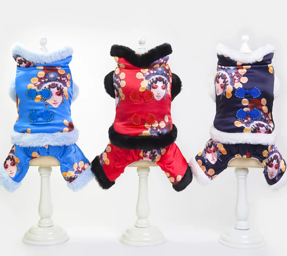 

Pet Clothes Tang costume Puppy Dog Costume Pet Jumpsuit Chihuahua Pug Pets Dogs Clothing for Small Medium Dogs Puppy Outfit