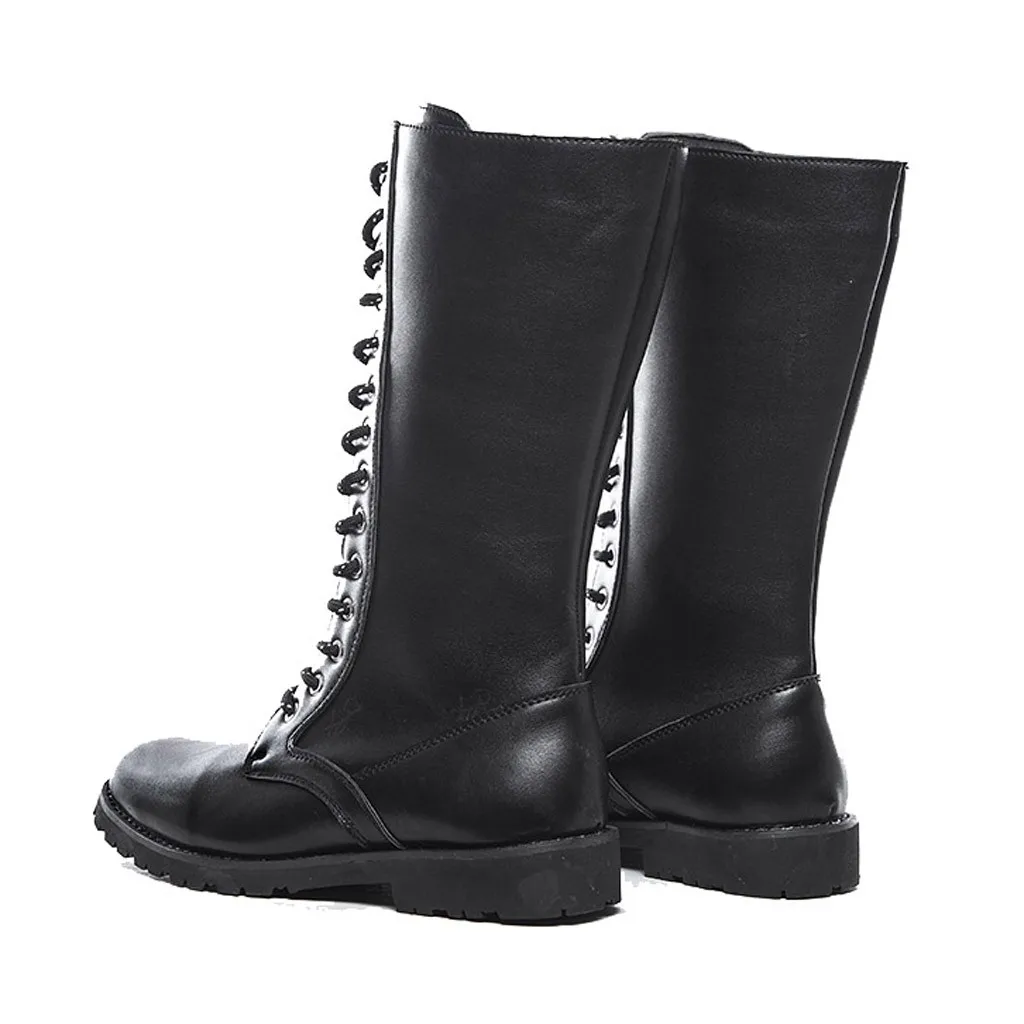 Мужская обувь модные ботинки мужские армейские ботинки zapatos de hombre уличные нескользящие спортивные ботинки зимние ботинки в стиле панк