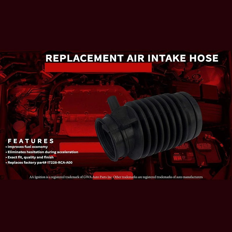 Воздухоочиститель впускной шланг 17228RCAA00 17228-RCA-A00 для Honda Acura TL 2004-2006 Accord V6 03-07