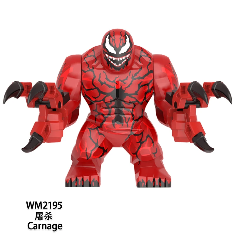 Superhero Big Size Gauntlets Hulk Spooky Thor Thanos Spider Doll Building Blocks Children's Toys For Building Block Toys