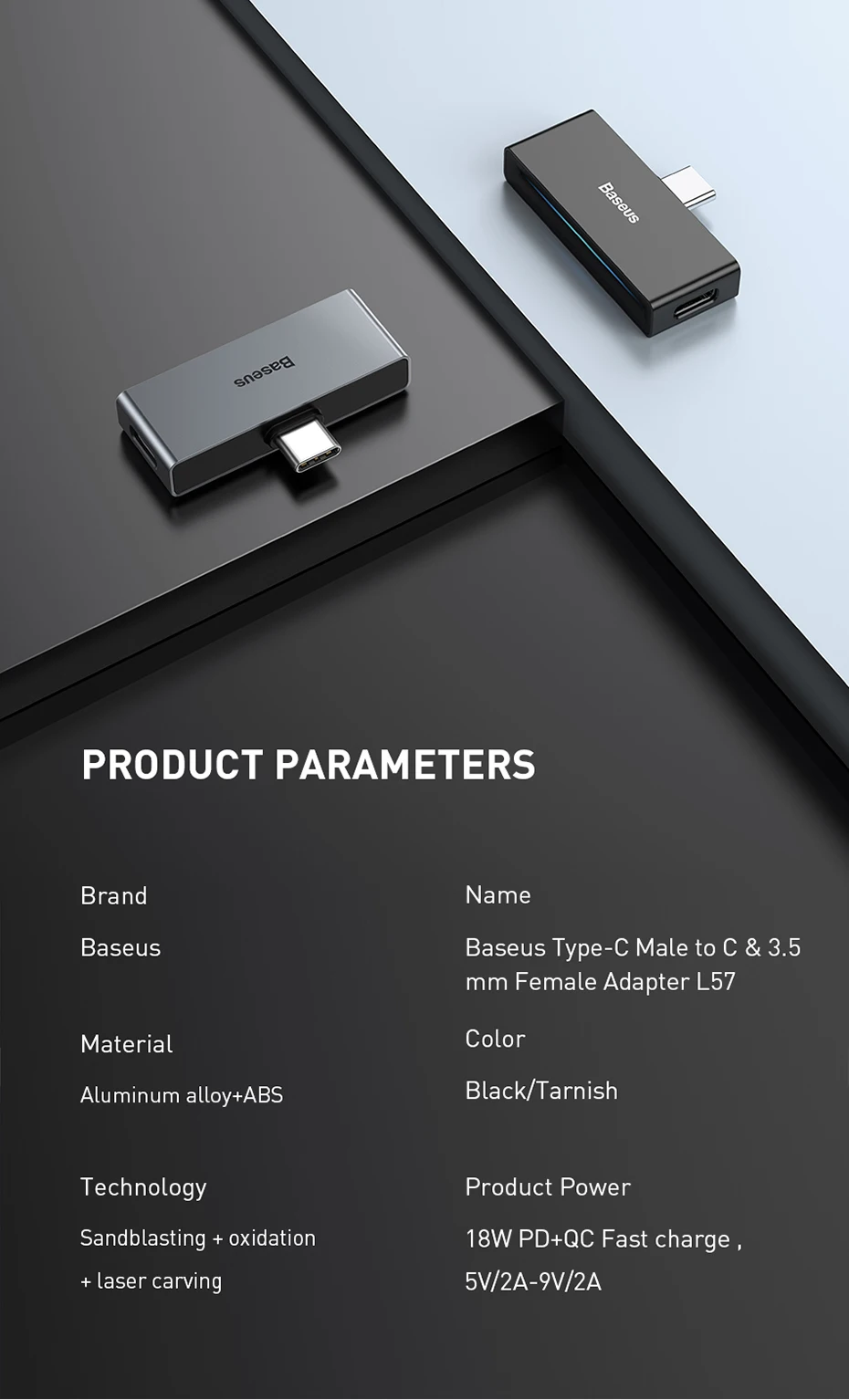 Адаптер для наушников BASEUS type-C-type-C 3,5 мм Aux для huawei P30 Xiaomi Mi 8 6 samsung S8 S9 Plus 3,5 мм