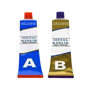 

A+B Metal Repairing Adhesive Super Glue Metal Repair Paste Iron Steel Auto Radiator Water Tank leakage Plugging Welding Glue
