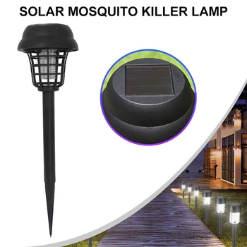 

4 /2/1x Solar Garden Light Outdoors Powered Energy LED Light Pest Bug Insect Mosquito Killer Lamp for Giving Garden Lawn Fly Bug