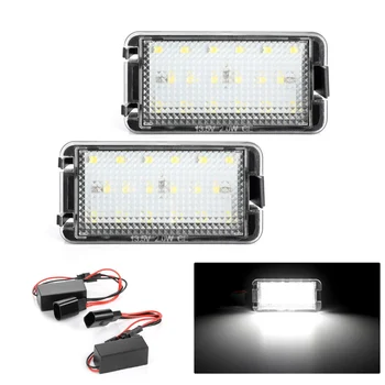 

Error Free Car LED License Plate Lights For Seat Ibiza 6L ab For Altea Arosa Cordoba MK1 MK2 For Leon Toledo III 2004-2009 Light