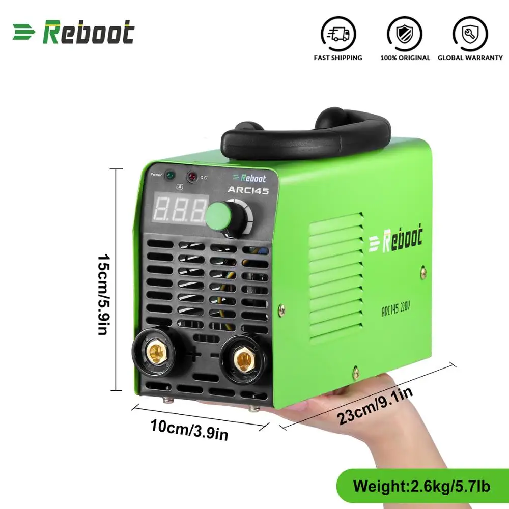 Перезагрузка дуговой электросварочный аппарат 145A AC 220V MMA инвертор палка сварщик мини машина 1,6-3,2 мм стержни Сварка портативный сварщик Перезагрузка дуговой электросварочный аппарат 145A AC 220V MMA инвертор палка сварщик мини машина 1,6-3,2 мм стержни Сварка портативный сварщик