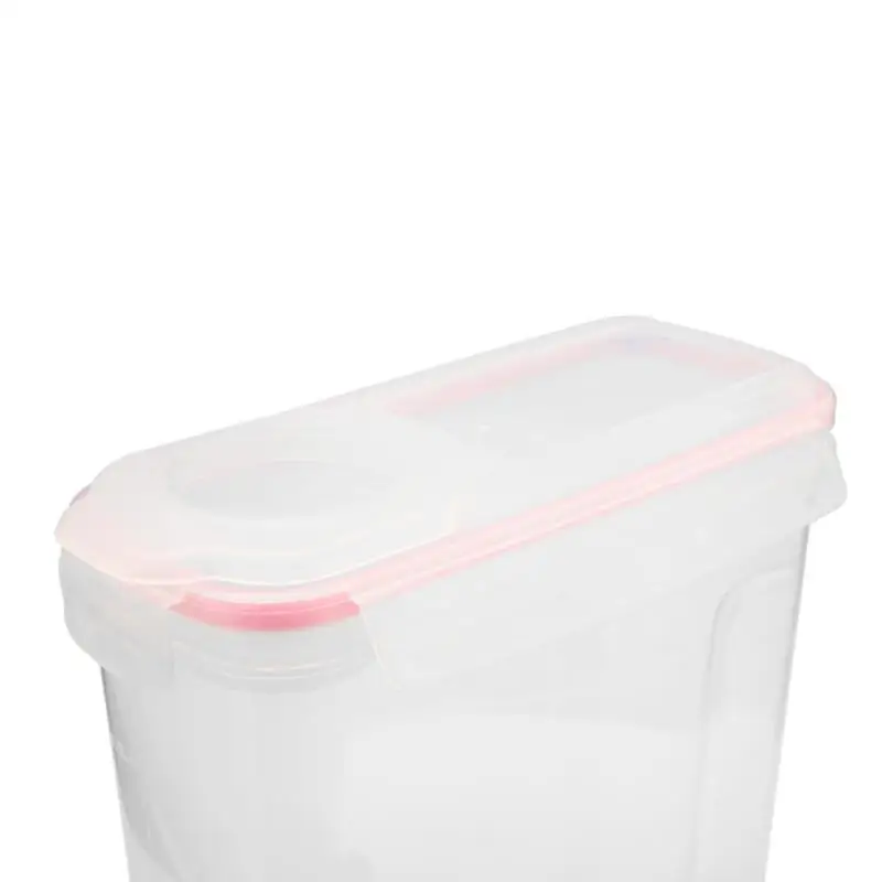 Dreamestone 4 шт. 4L пластиковый диспенсер для зерновых культур ящик для хранения кухонные банки для пищевых продуктов контейнер для риса Органайзер многозерновые емкости для хранения