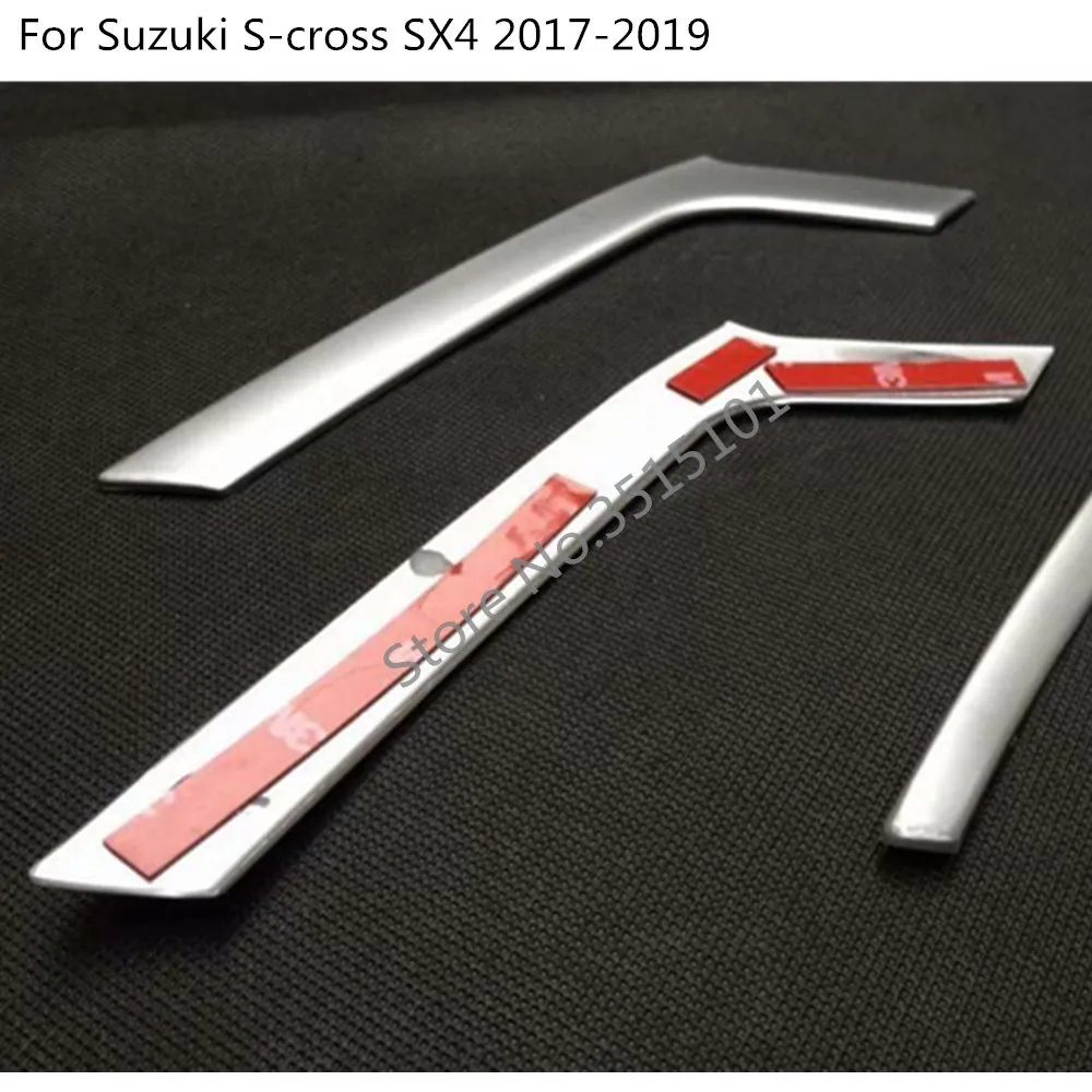 Для Suzuki S-Cross SX4 автомобильный Стайлинг крышка отделка двери внутренняя ручка внутри подлокотник внутренняя поручень рамка панель 4 шт