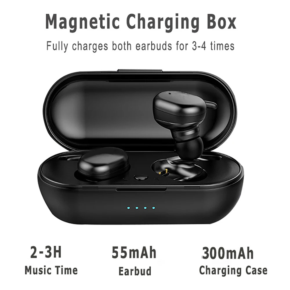 UTHAI D32 TWS Fingerprint Touch Wireless Bluetooth Headset 5 0 HD Stereo Headset Microphone Noise Reduction Gaming Headset