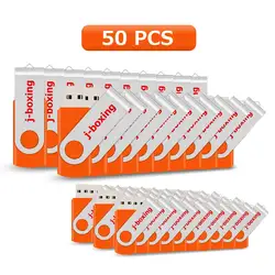 J boxing – clé USB rotative de 4 go, 50 pièces, support à mémoire de pouce, pour ordinateur portable, Macbook, tablette, voiture Studio 