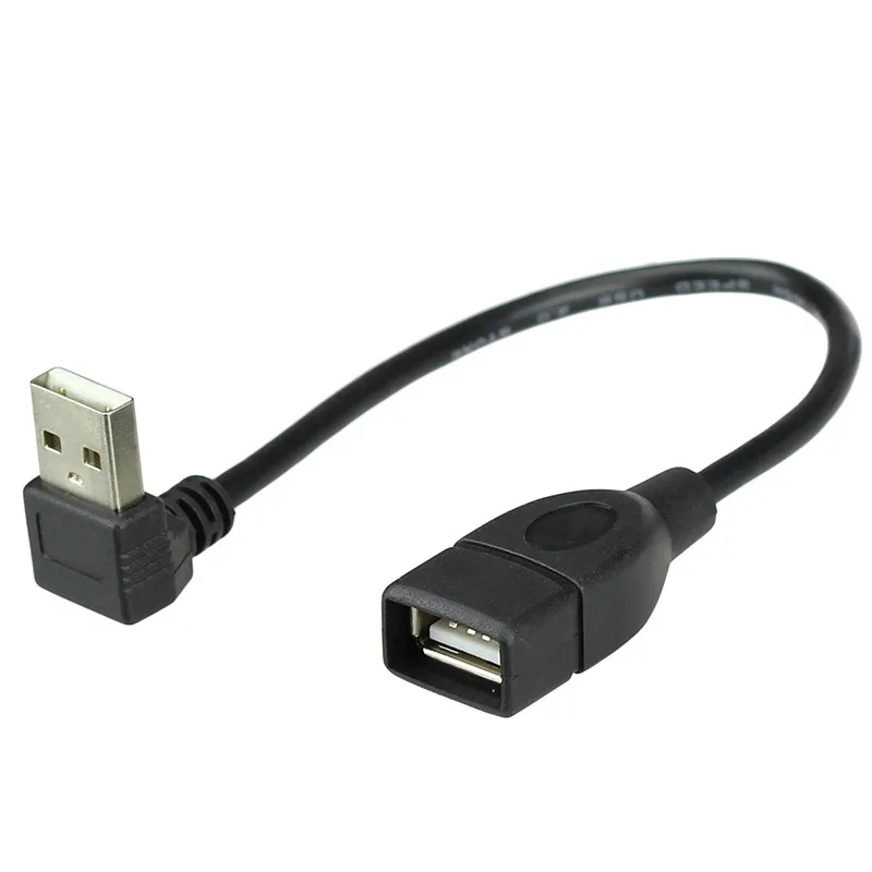 

Удлинительный кабель 90 градусов вниз под углом USB 2,0 A папа-USB A мама 20 см