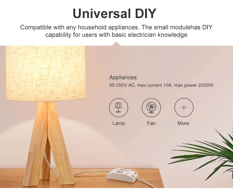 universal tomada wi fi módulo diy casa