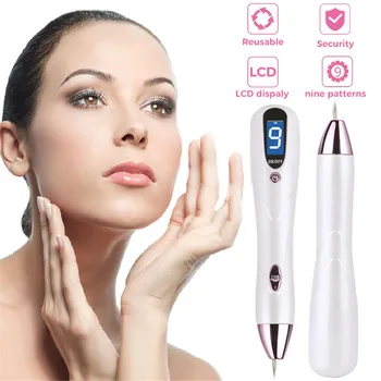 

Skin Care Laser Mole Tattoo Freckle Removal Pen LCD Sweep Spot Mole Removing Wart Corns Dark Spot Remover Salon Beauty Machine
