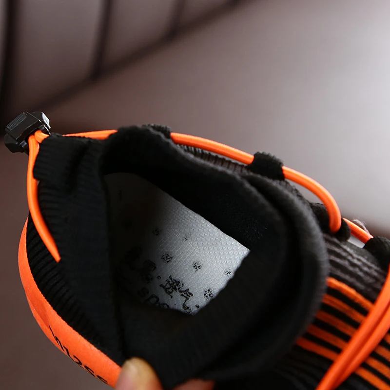 Модные детские кроссовки для мальчиков и девочек с буквенным принтом; спортивные кроссовки для бега; Повседневная обувь; Размеры 20, 21, 22, 23, 24