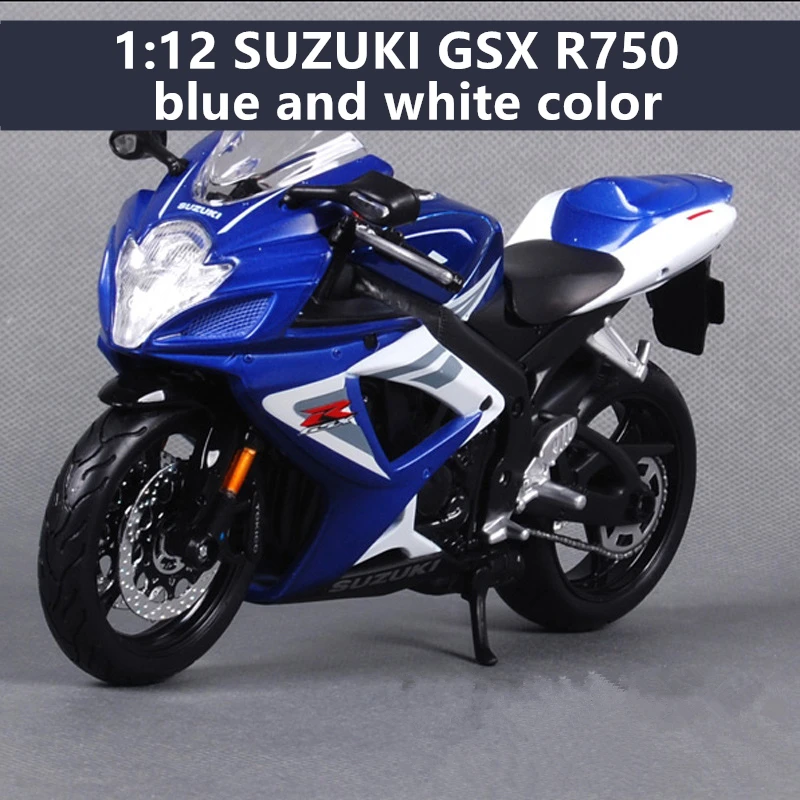 Maisto 1:12 Suzuki GSX1300R моделирование сплав мотокросса серии авторизованный игрушечный мотоцикл автомобиль Коллекционирование подарки - Цвет: SUZUKI GSXR750