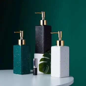 

Ceramic Sub Empty Bottle Sterilization Hand Washing Liquid Emulsion Pressure Sub Empty Bottle Storage Holder