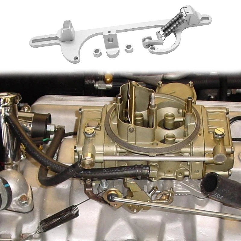 Cables ホーリー用のカースロットルケーブルカーブブラケットキット4150 4160キャブレターアクセサリー Car Throttle