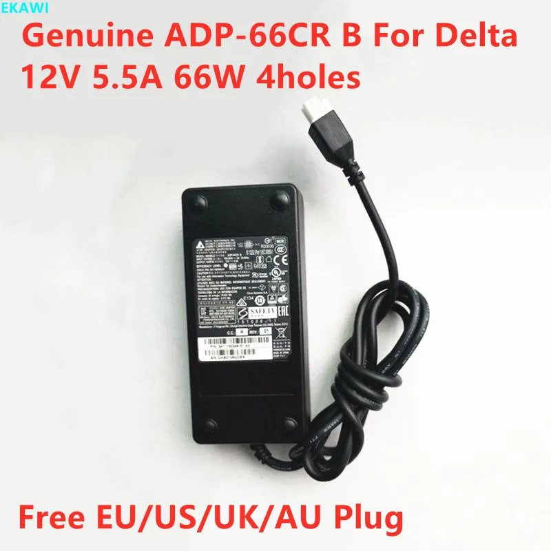 Подлинная Дельта ADP-66CR B 12V 5.5A 66W 4 отверстия адаптер переменного тока для CISCO