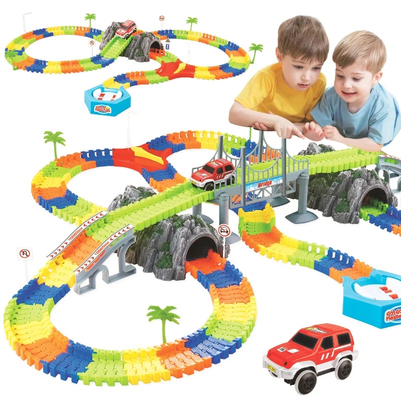 

5.5cm Rail Track Toy DIY Universal Racing Tracks Accessories Railway Rail Cars Toys for Children Gifts Educational
