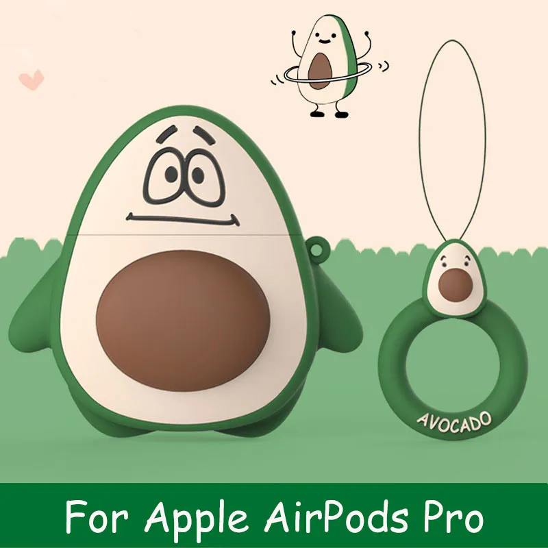 Чехол для наушников с рисунком авокадо для Apple AirPods Pro, силиконовый чехол для зарядки наушников, защитный чехол для Airpods 3 Pro 3, чехол s