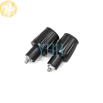 

2pcs Black Handle Bar Grip 7/8" 22mm Handlebar Grip Bar Ends Caps Plugs For Motorcycle Motorbike Choppers Touring Custom