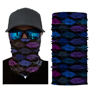 

1pc Face Mask Color Fish Balaclava Head Cover Fishing Cycling Outdoor Face Mask Head Hair Band Hood Scarf Pirate Hat Wristbands