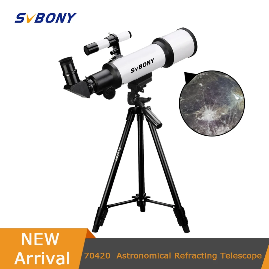 SVBONY SV50170 420/400 F6 F5.7 HD professional astronomical telescope night vision deep space star view moonPowerful Monocular