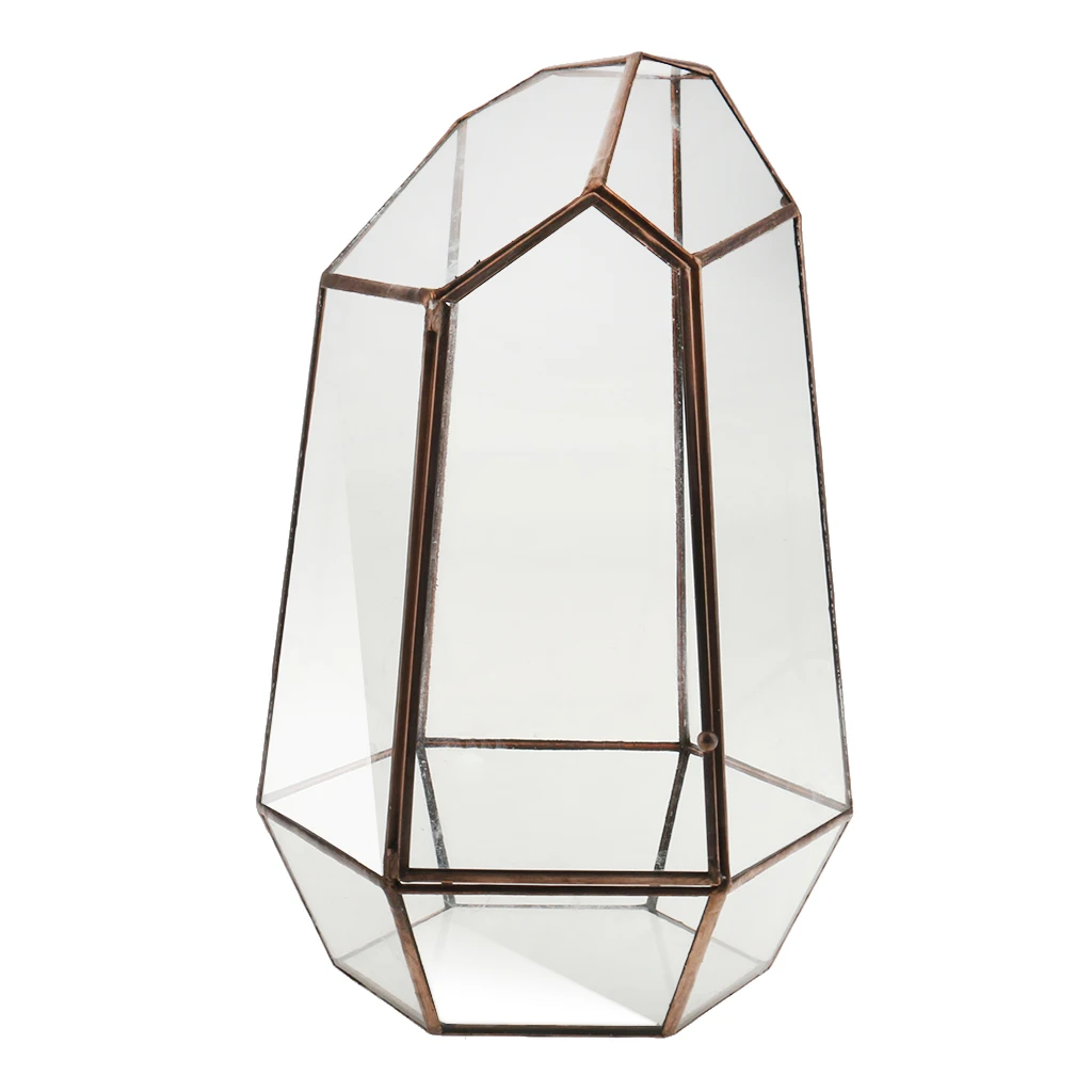 Geometric Fern Moss Succulent Glass Terrarium Plant Pot Box for Christmas Decor