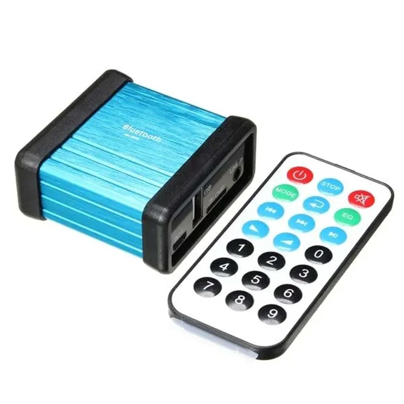 Wireless car Bluetooth audio decoder receiver amplifier USB TF card with remote