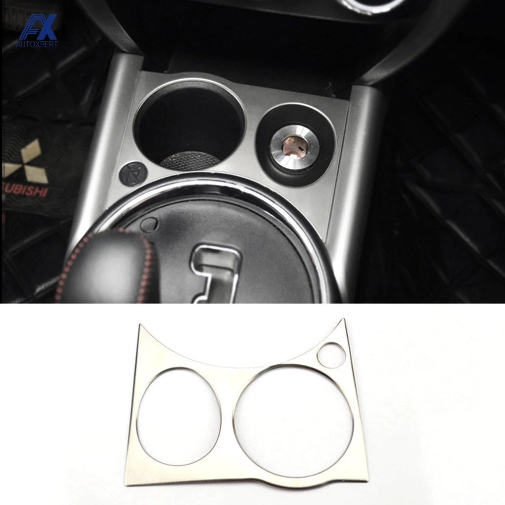 Для Mitsubishi ASX Outlander Sport RVR 2013 2014 2015 2016 2017 хром подстаканник Панель крышка