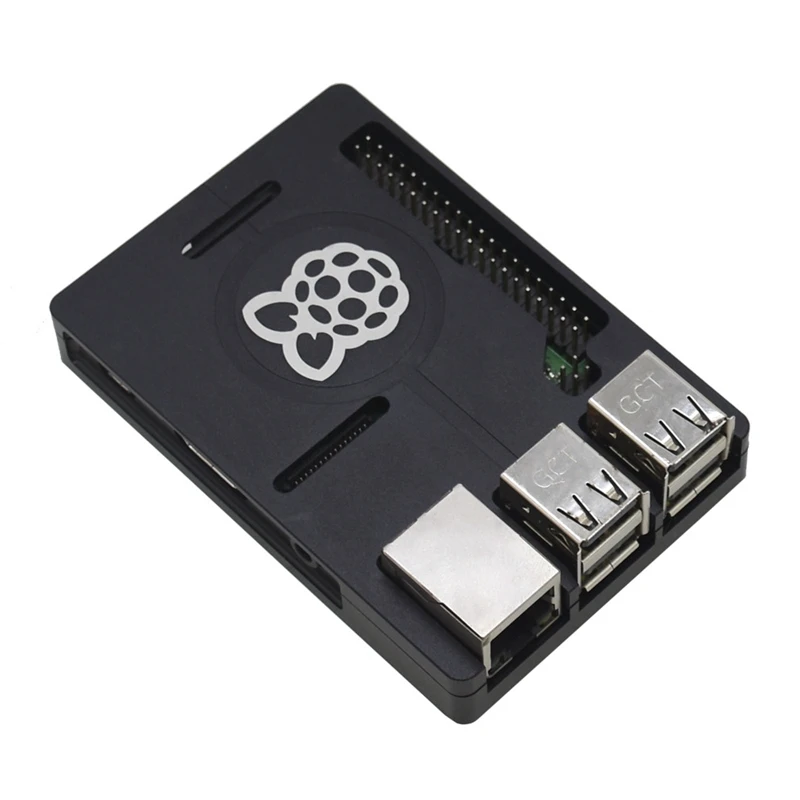 3 в 1 Raspberry Pi 3 Model B+(плюс)+ ЧПУ Алюминий чехол с выходом 5V 2.5A Мощность адаптер Наборы штепсельная вилка европейского стандарта